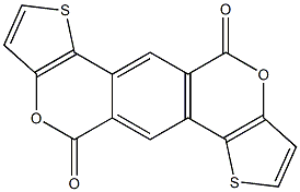 thieno[2',3':5,6]pyrano[3,4-g]thieno[3,2-c]isochromene-5,11-dione Struktur