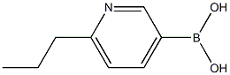 (6-propylpyridin-3-yl)boronic acid,,结构式