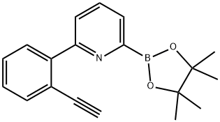 2-(2-ethynylphenyl)-6-(4,4,5,5-tetramethyl-1,3,2-dioxaborolan-2-yl)pyridine,2223029-01-2,结构式