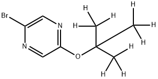 2-Bromo-5-(tert-butoxy-d9)-pyrazine Structure