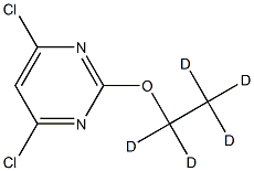 4,6-Dichloro-2-(ethoxy-d5)-pyrimidine Structure