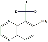 6-Amino-5-(methyl-d3)-quinoxaline Struktur