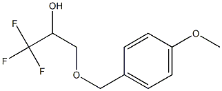 1,1,1-三氟-3-[(4-甲氧基苄基)氧基]-2-丙醇 结构式