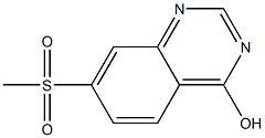 4-Hydroxy-7-(methylsulfonyl)quinazoline Structure