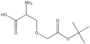 2-氨基-3-[2-(叔丁氧基)-2-氧代乙氧基]丙酸, , 结构式