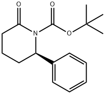 (R)-TERT-BUTYL 2-OXO-6-PHENYLPIPERIDINE-1-CARBOXYLATE Structure