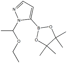 1-(1-ethoxyethyl)-5-(4,4,5,5-tetramethyl-1,3,2-dioxaborolan-2-yl)-1H-pyrazole Structure