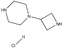 1-(AZETIDIN-3-YL)PIPERAZINE. HCL Struktur