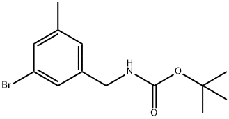 TERT-BUTYL3-BROMO-5-METHYLBENZYLCARBAMATE,1998726-82-1,结构式