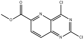 METHYL 2,4-DICHLOROPYRIDO[3,2-D]PYRIMIDINE-6-CARBOXYLATE 结构式