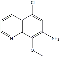 5-Chloro-8-methoxy-quinolin-7-ylamine Struktur