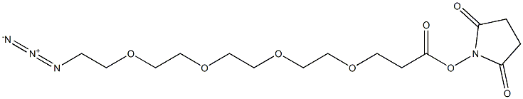 2,5-dioxopyrrolidin-1-yl 1-azido-3,6,9,12-tetraoxapentadecan-15-oate