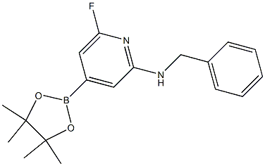 N-benzyl-6-fluoro-4-(4,4,5,5-tetramethyl-1,3,2-dioxaborolan-2-yl)pyridin-2-amine