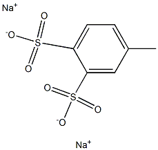 4-METHYL-1,2-BENZENEDISULFONIC ACID, DISODIUM SALT Structure
