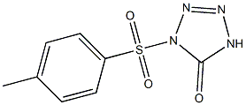 4-(P-TOSYL)-1H-TETRAZOL-5(4H)-ONE Structure