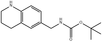 tert-Butyl N-(1,2,3,4-tetrahydroquinolin-6-ylmethyl)carbamate, 1269152-71-7, 结构式