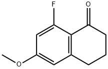 8-氟-6-甲氧基-3,4-二氢萘-1(2H)-酮,1273596-37-4,结构式