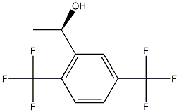 (R)-1-[3,6-bis-(Trifluoromethyl)phenyl]ethanol Structure