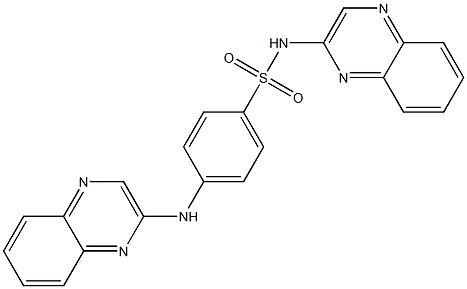 N-(Quinoxalin-2-yl)-4-(quinoxalin-2-ylamino)benzenesulfonamide Structure