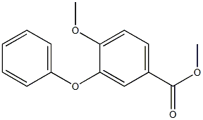 4-甲氧基-3-苄氧基苯甲酸甲酯, , 结构式