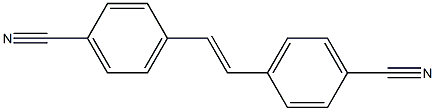 (E)-4,4'-(ethene-1,2-diyl)dibenzonitrile 化学構造式