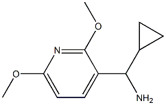  cyclopropyl(2,6-dimethoxypyridin-3-yl)methanamine