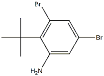 3,5-Dibromo-2-tert-butyl-phenylamine Structure
