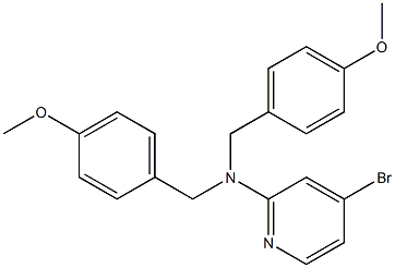 (4-bromo-pyridin-2-yl)-bis-(4-methoxy-benzyl)-amine