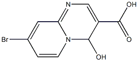 8-Bromo-4H-Pyrido[1,2-a]pyrimidine-4-oxo-3-carboxylic acid,,结构式