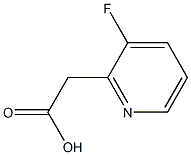(3-Fluoro-pyridin-2-yl)-acetic acid Struktur