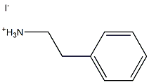 Phenethylammonium iodide 化学構造式