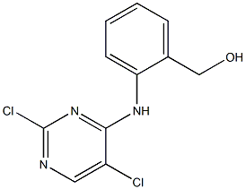 (2-(2,5-dichloropyrimidin-4-ylamino)phenyl)methanol Struktur