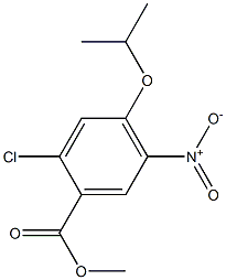 methyl 2-chloro-4-isopropoxy-5-nitrobenzoate,,结构式