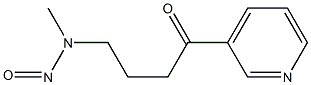 N-methyl-N-(4-oxo-4-(pyridin-3-yl)butyl)nitrous amide Struktur