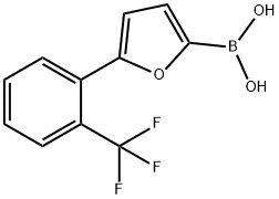 5-(2-Trifluoromethylphenyl)furan-2-boronic acid 结构式