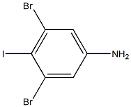 3,5-Dibromo-4-iodo-phenylamine Struktur