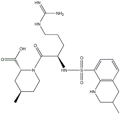 阿加曲班杂质L, , 结构式