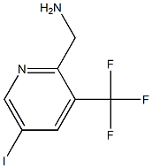 (5-Iodo-3-trifluoromethyl-pyridin-2-yl)-methyl-amine Structure