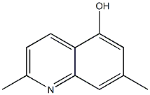 2,7-Dimethyl-quinolin-5-ol 化学構造式