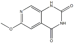 6-Methoxy-1H-pyrido[3,4-d]pyrimidine-2,4-dione Structure