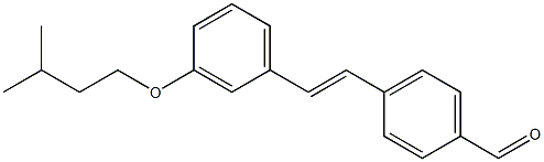 (E)-4-(3-(isopentyloxy)styryl)benzaldehyde