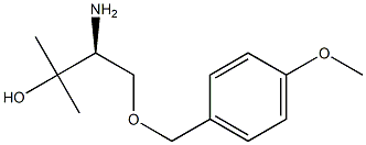 (S)-3-amino-4-(4-methoxybenzyloxy)-2-methylbutan-2-ol Structure