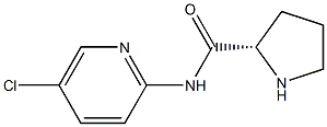 (S)-N-(5-chloropyridin-2-yl)pyrrolidine-2-carboxamide Structure