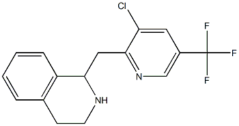 1-((3-chloro-5-(trifluoromethyl)pyridin-2-yl)methyl)-1,2,3,4-tetrahydroisoquinoline Structure