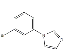 1-(3-bromo-5-methylphenyl)-1H-imidazole Structure