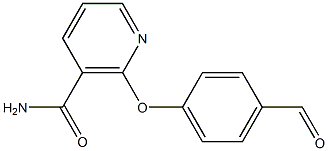2-(4-formylphenoxy)nicotinamide,,结构式
