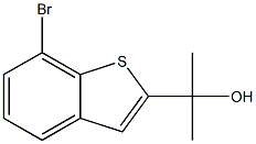 2-(7-bromobenzo[b]thiophen-2-yl)propan-2-ol Struktur