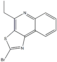 2-bromo-4-ethylthiazolo[5,4-c]quinoline Structure