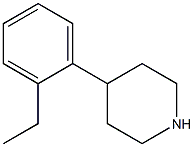 4-(2-ethylphenyl)piperidine Structure
