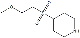 4-(2-methoxyethylsulfonyl)piperidine Struktur